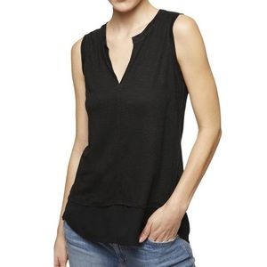 Black Sleeveless Women's Top